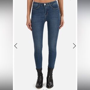 L’agence women’s medium blue high waisted skinny jeans size 27